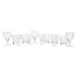 William Yeoward crystal - a set of five Iona old fashioned tumblers,