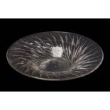 A large Rene Lalique frosted and polished glass 'Algues' coupe or bowl