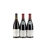 Three Bottles of Mixed Burgundy