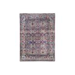 A VERY FINE ANTIQUE TEHERAN RUG, NORTH PERSIA