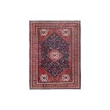 AN UNUSUAL ANTIQUE AFSHAR RUG, SOUTH-WEST PERSIA