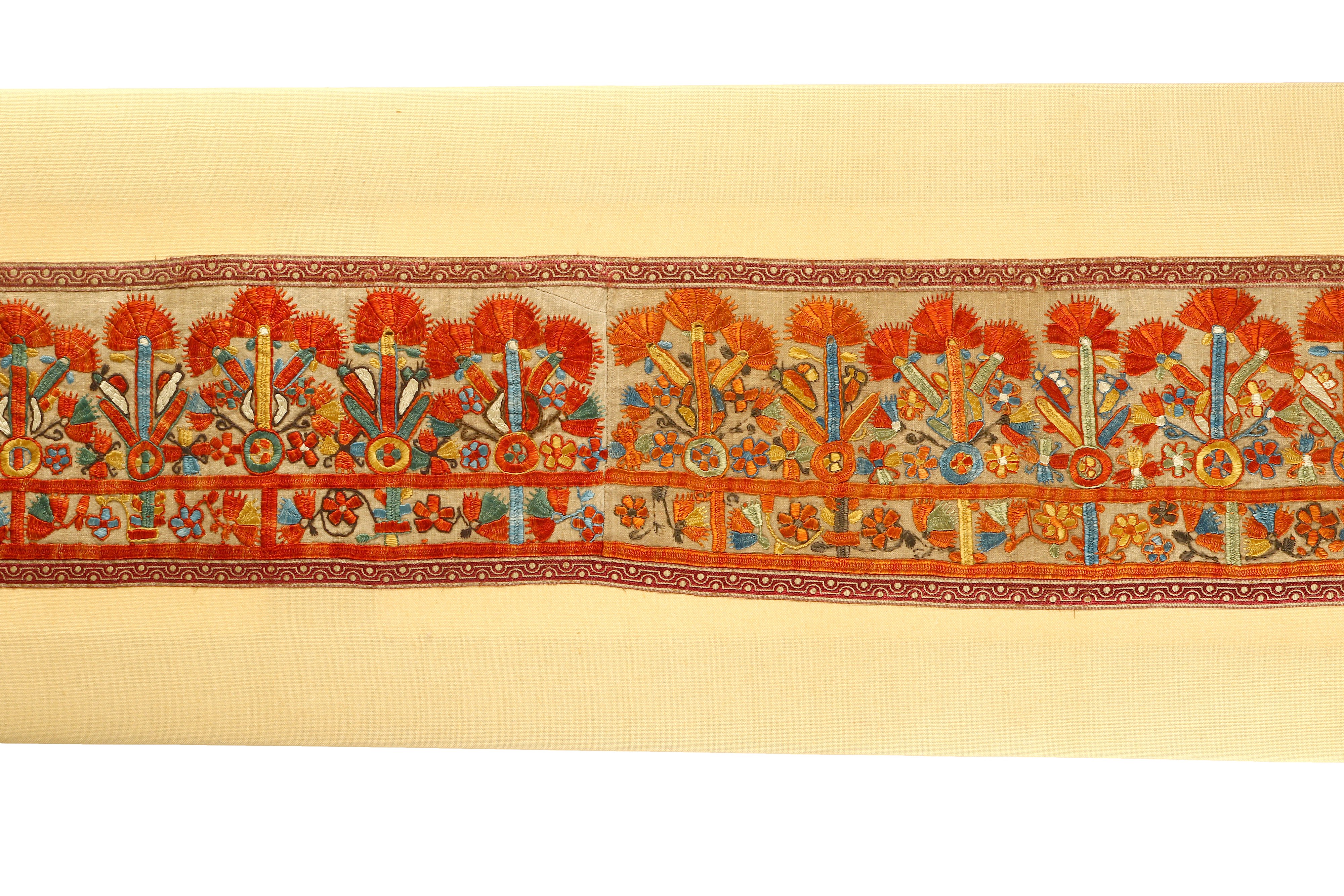 A LONG EMBROIDERED PANEL