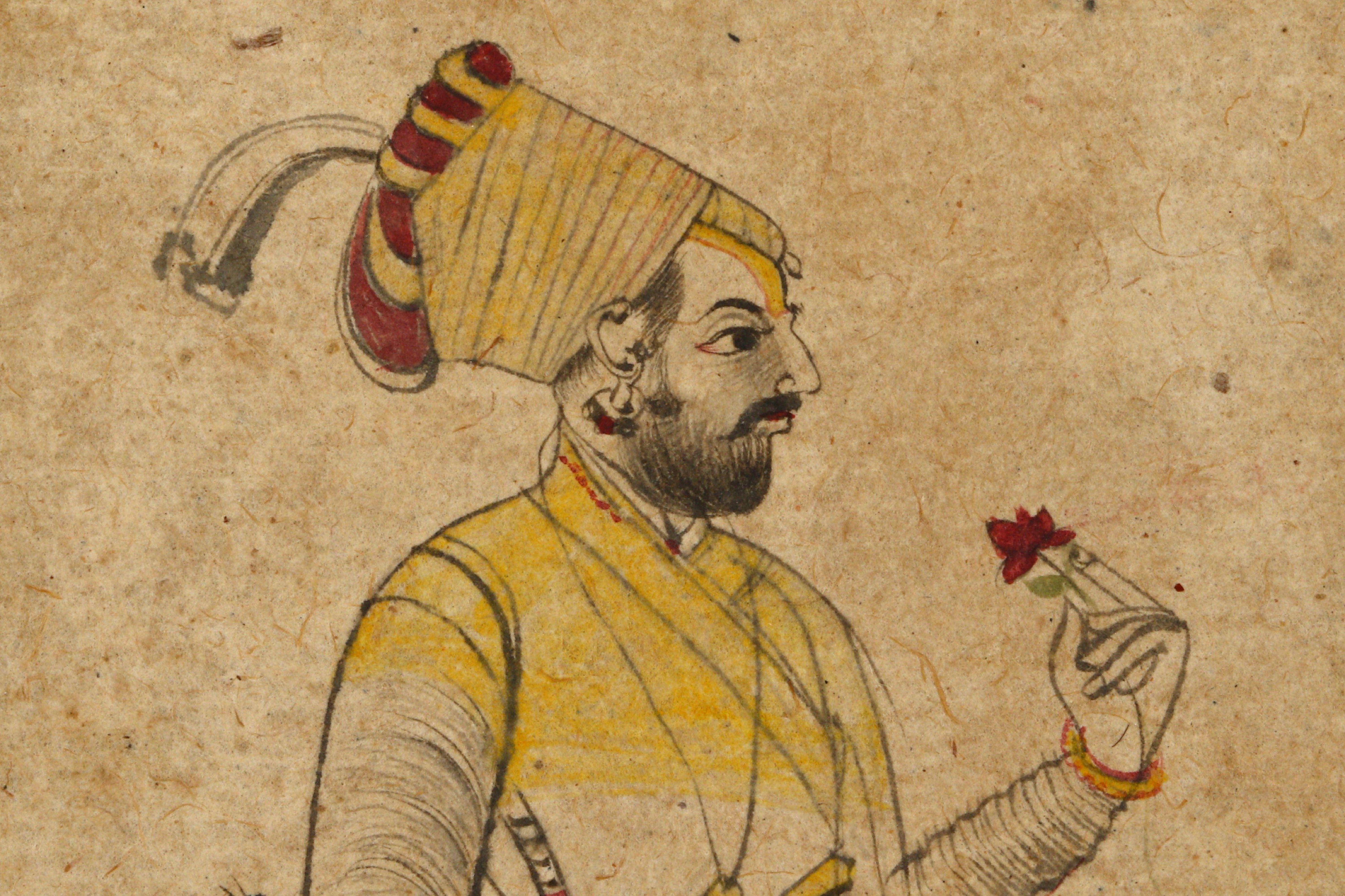 A PORTRAIT OF A STANDING RAJA - Image 3 of 3