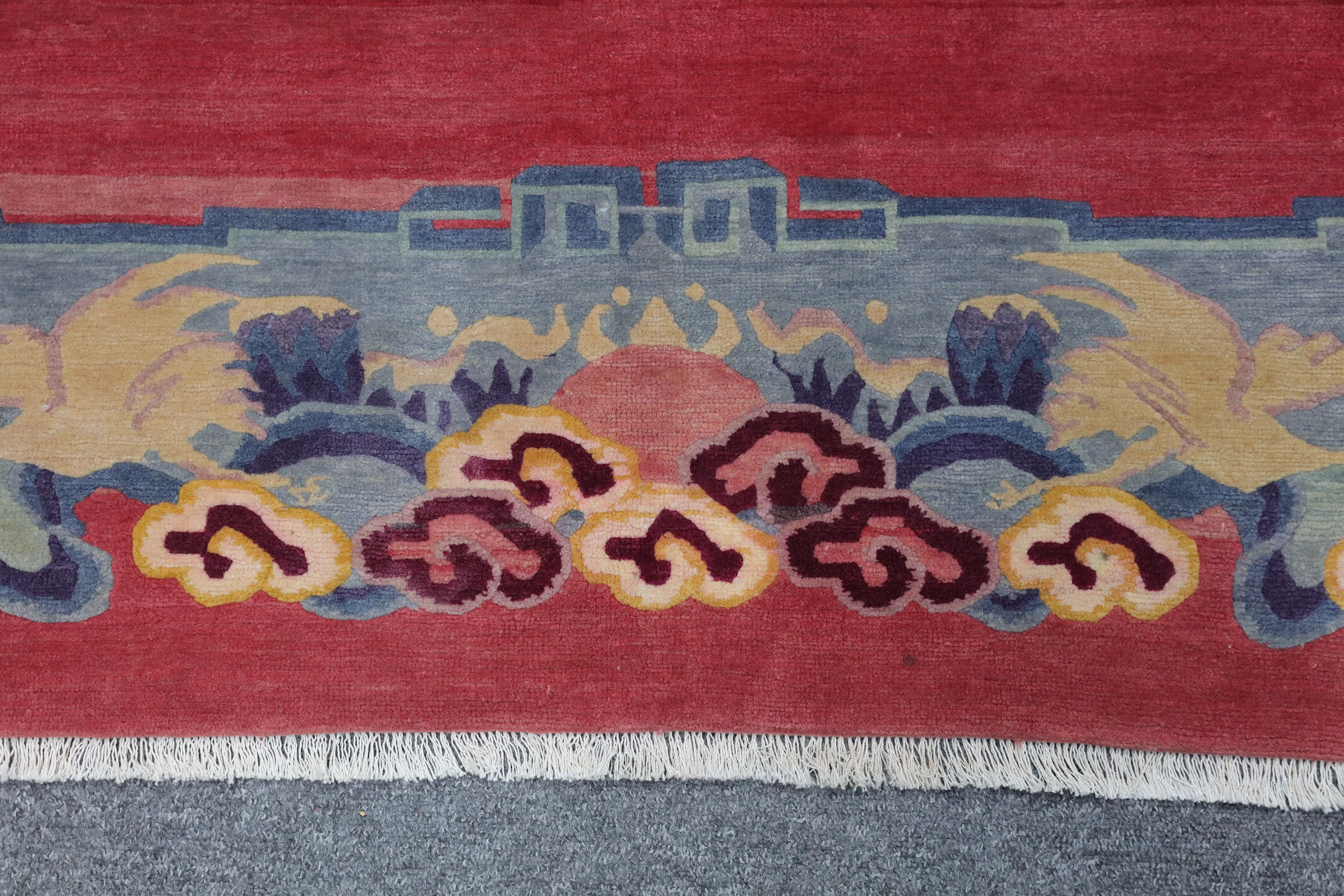 A FINE CHINESE CARPET - Image 4 of 6