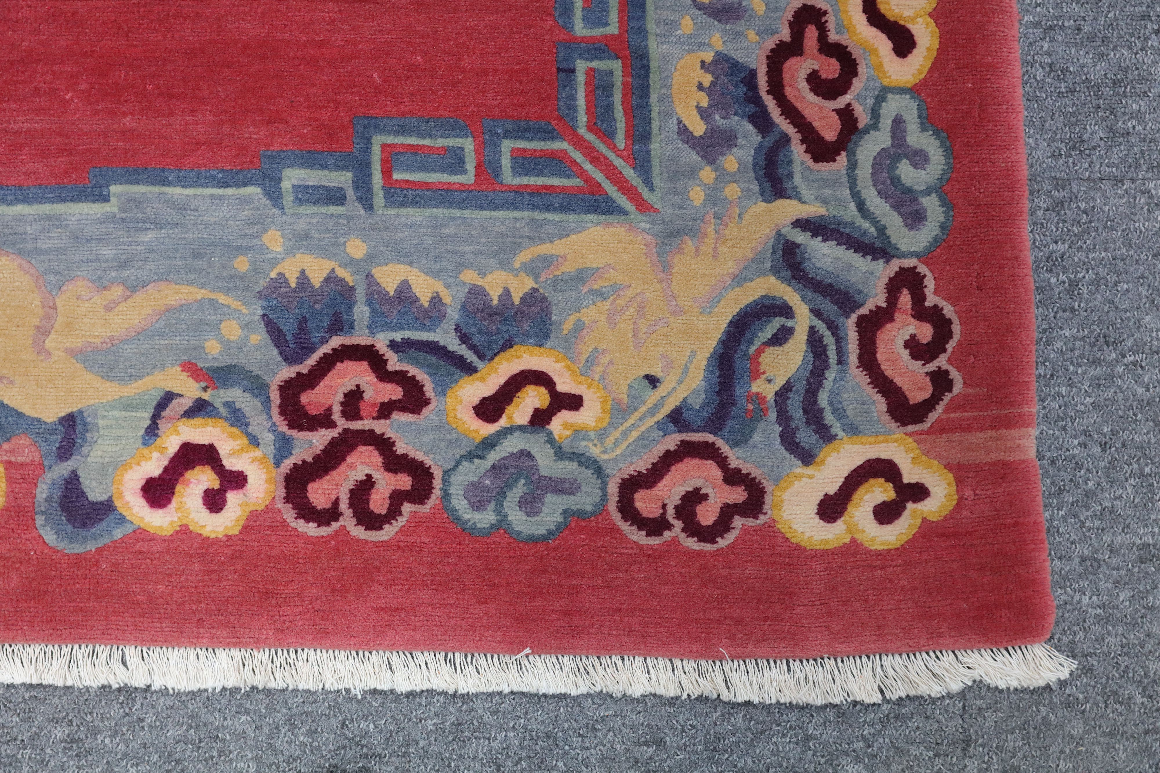 A FINE CHINESE CARPET - Image 5 of 6