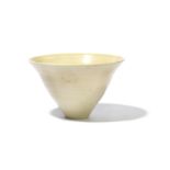 Art Pottery conical bowl with impressed mark