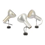 GINO SARFATTI for ARTELUCE- A set of three Model 7 Wall Lights