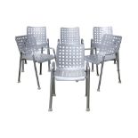 DR HANS CORAY: A set of six LANDI chairs, designed 1938
