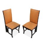 LIBERTY STYLE: A pair of Anglo-Moorish chairs c.1900