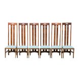 AFTER CHARLES RENNIE MACKINTOSH: A set of six 'Ingram' Dining Chairs