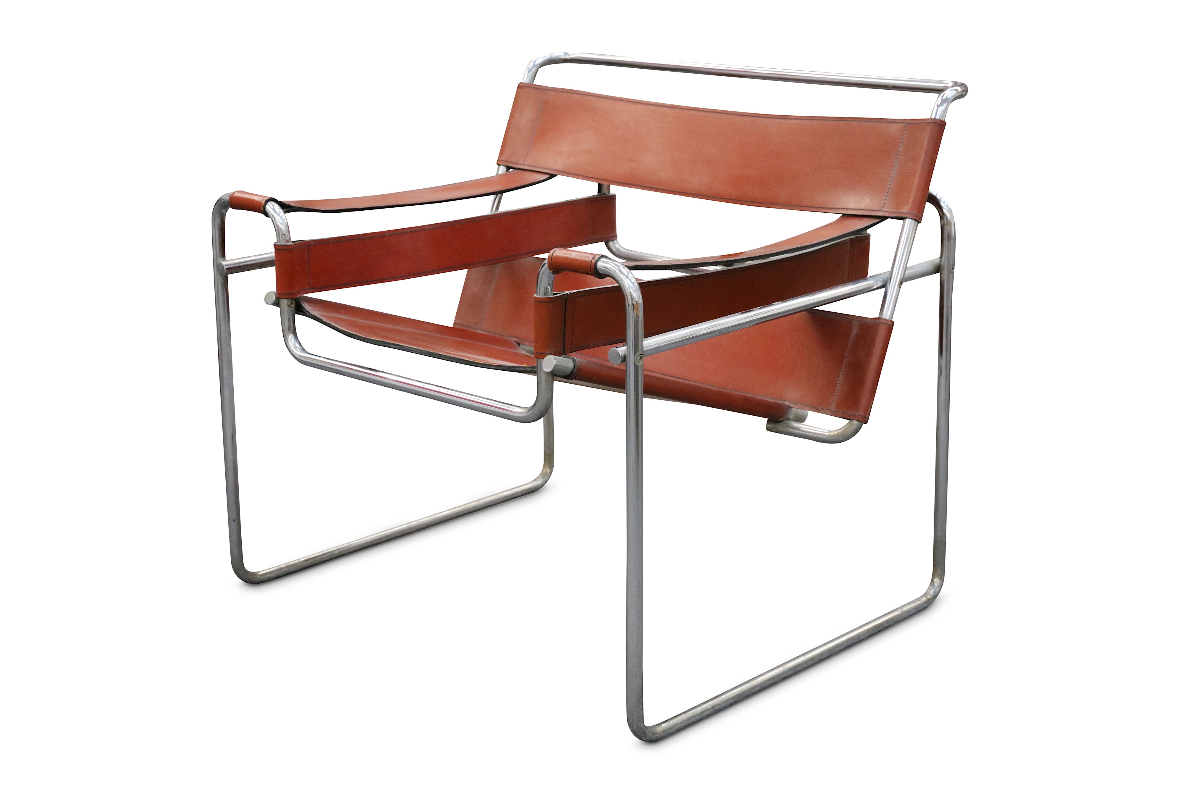 AFTER MARCEL BREUER: A Wassily Chair, probably 1980s Italian production
