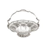 A William IV Irish sterling silver bread basket, Dublin 1833 by William Nolan (active 1811-1835)