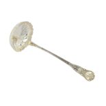 A late 19th century American sterling silver soup ladle, New York by Tiffany & Co
