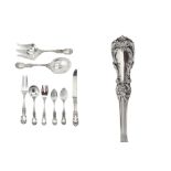 A mid – 20th century American Sterling silver table service of flatware / canteen circa 1950 by Reed