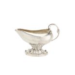 An early 20th century Danish sterling silver cream jug, Copenhagen by George Jensen, import marks fo