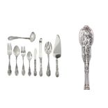 Mythologique pattern - An early to mid- 20th century American sterling silver table service of flatw