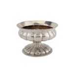 An Edwardian sterling silver footed bowl, London 1908 by R H Halford & Sons