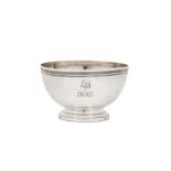 An early 19th century Portuguese silver bowl, Lisbon circa 1810, with assay scrape, maker’s mark AVP