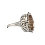 A George IV sterling silver wine funnel, London 1826 by Thomas James (reg. Oct 1804)