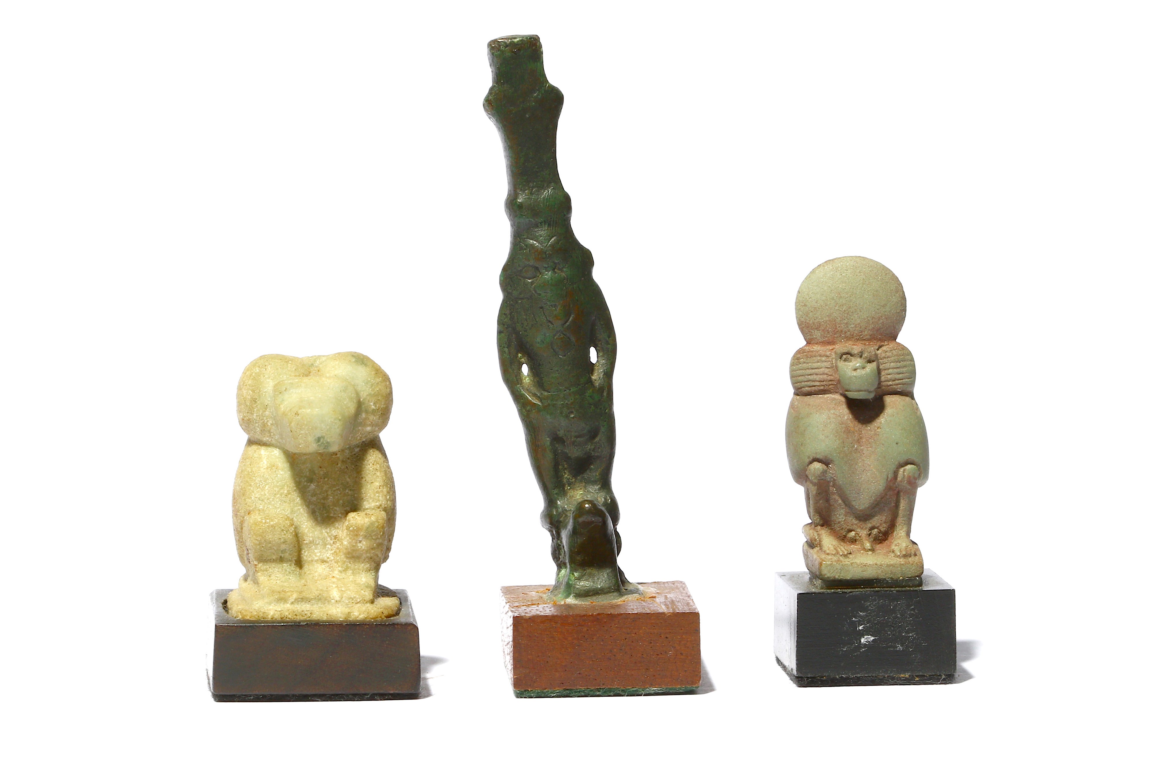 A GROUP OF EGYPTIAN AMULETS
