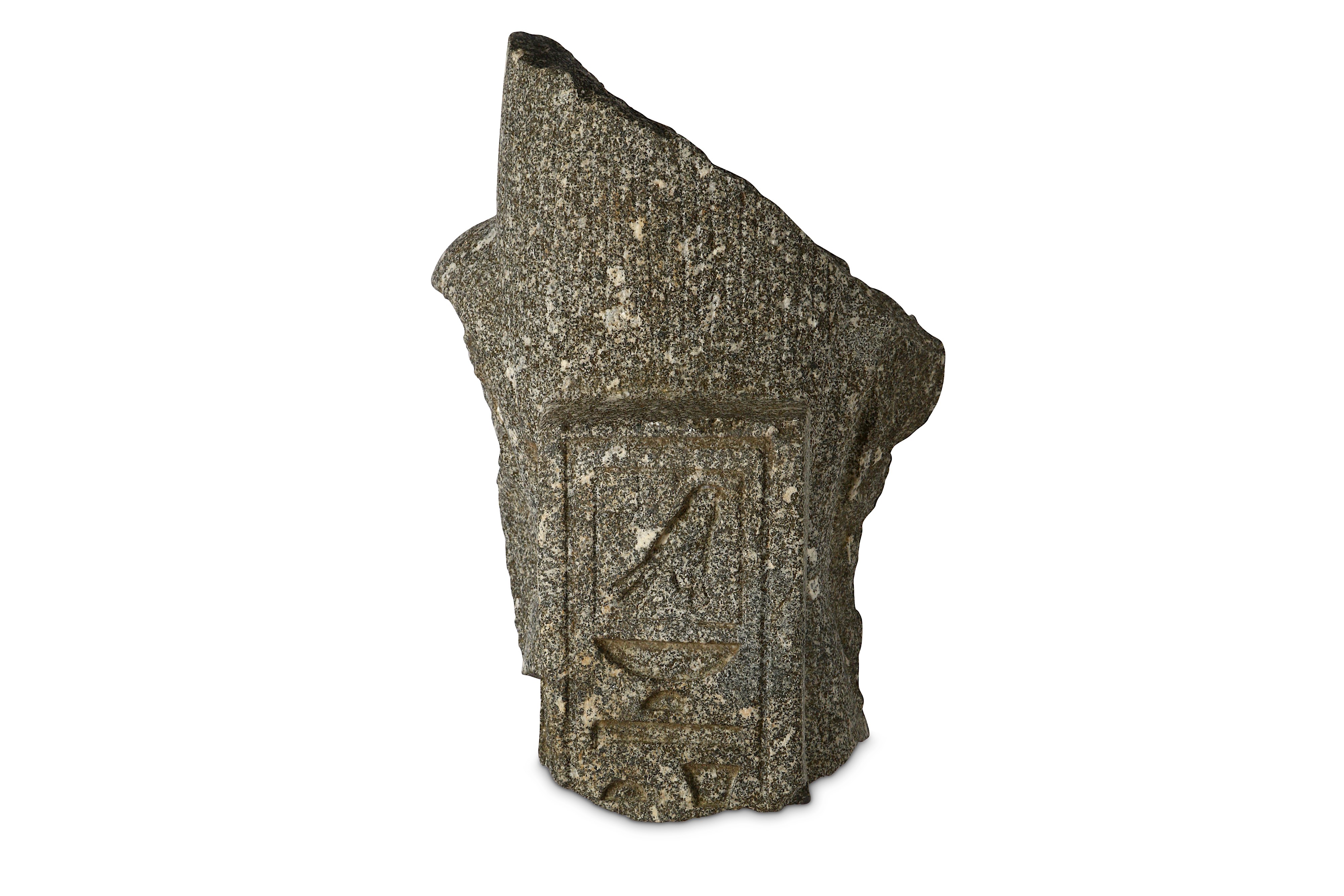 AN EGYPTIAN GRANODIORITE TORSO - Image 6 of 7