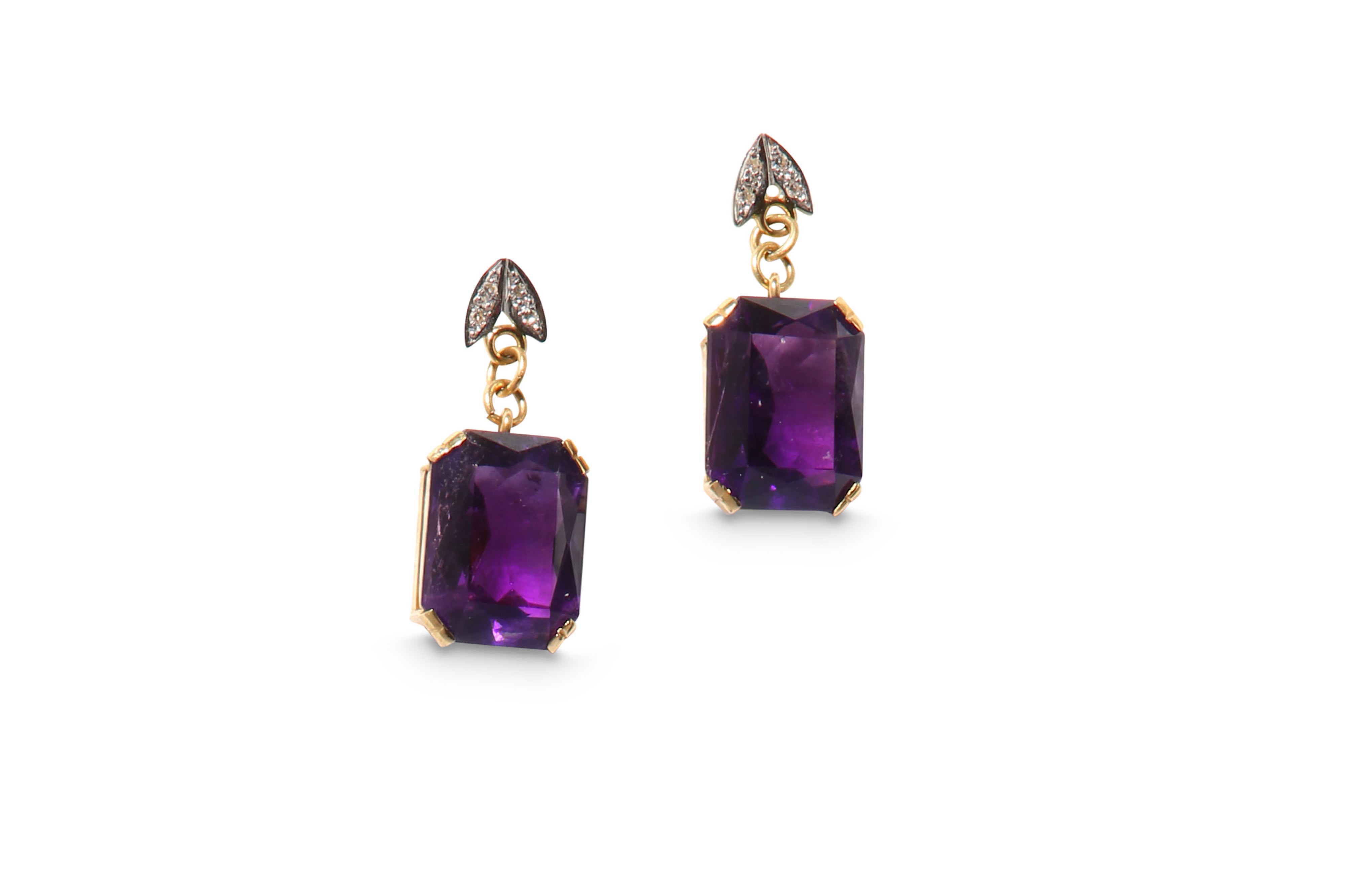 An amethyst and diamond suite - Image 2 of 2