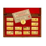 A 1974 cased set of Pobjoy mint limited edition Centenary of Sir Winston Churchill ingots and a med