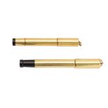 Two gold filled fountain pens