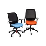 Orangebox, two Task office chairs