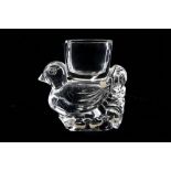 A 20th Century rock crystal Olmec bird vessel