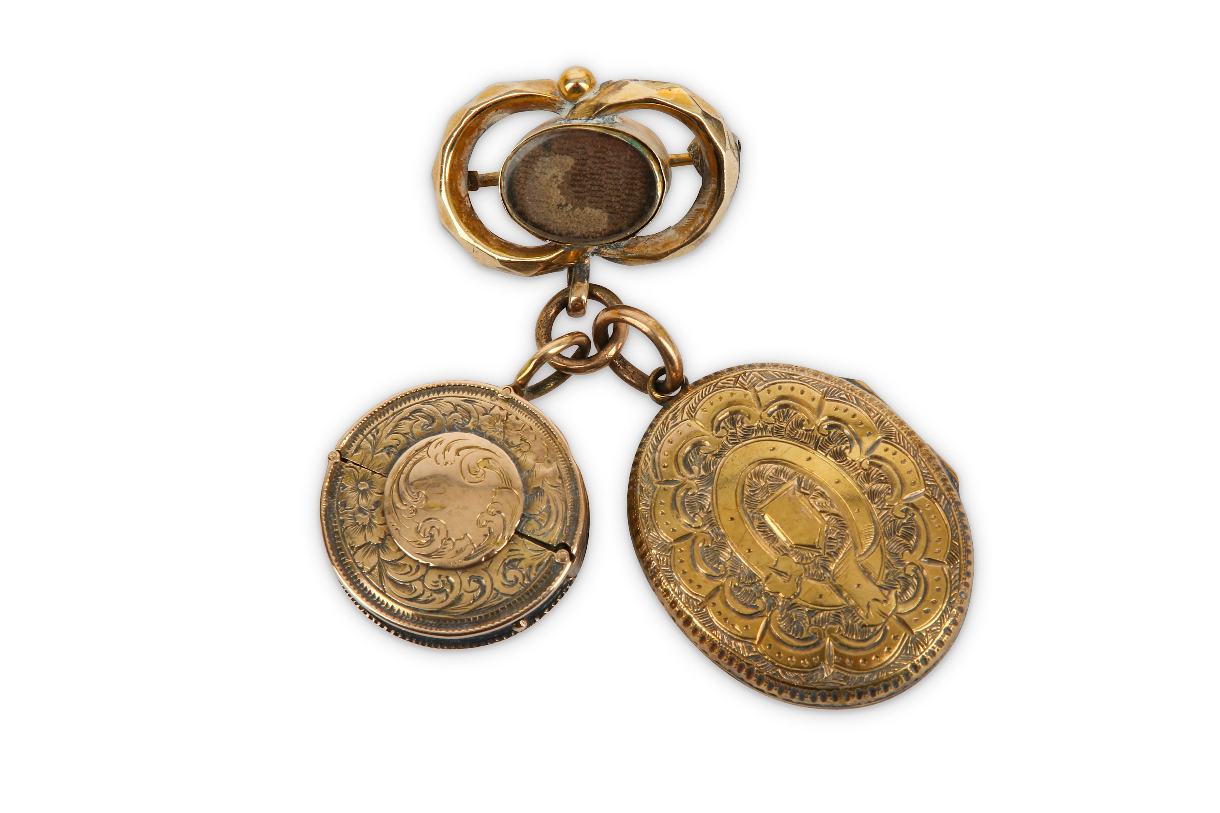 A locket brooch