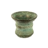 A 16th/17th Century Continental bronze mortar, possibly Dutch of Flemish,