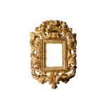 A late 20th Century Baroque style gilt framed mirror