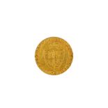 A George III 1790 gold spade half guinea, 5th Laureate head right,