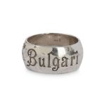 A band ring, by Bulgari