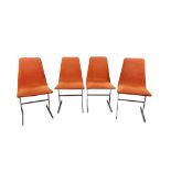 A set of four 1970s dining chairs in the manner of Richard Young for Merrow Associates
