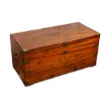 A 19th Century camphor wood campaign trunk