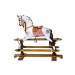 A Stevenson Brothers 1996 rocking horse