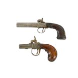Two 19th Century Continental percussion pistols