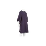 Dolce and Gabbana Purple Dress Coat - size 42