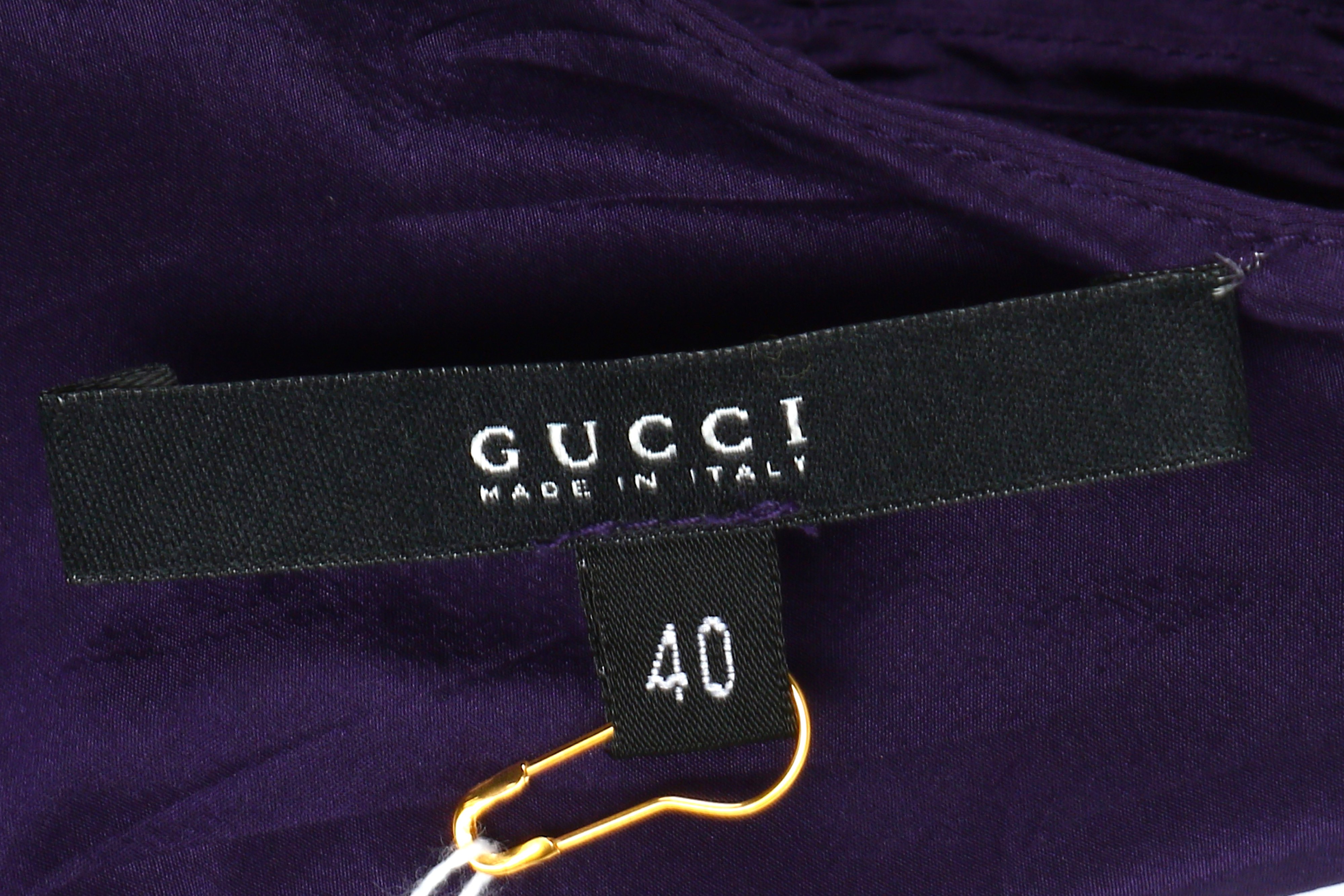 Tom Ford for Gucci Purple Silk Dress - size 40 - Image 7 of 7