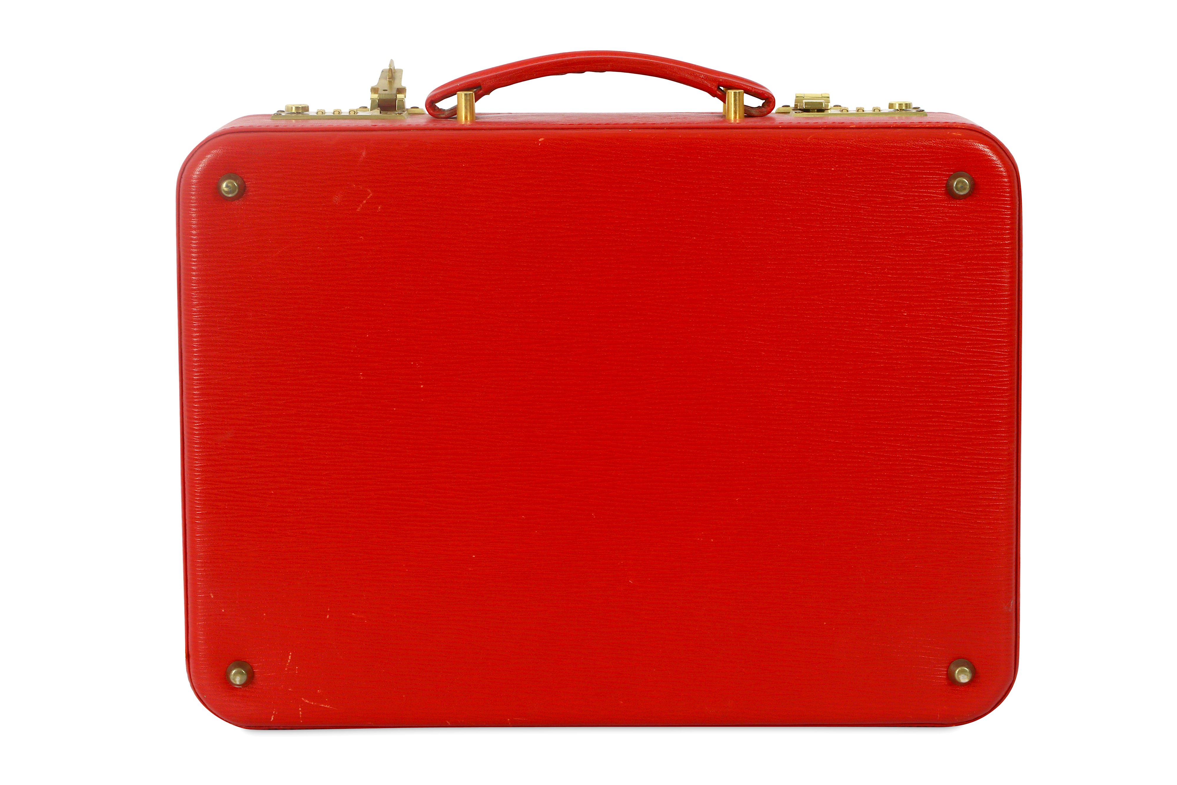 Asprey Red Leather Jewellery Case - Image 2 of 7