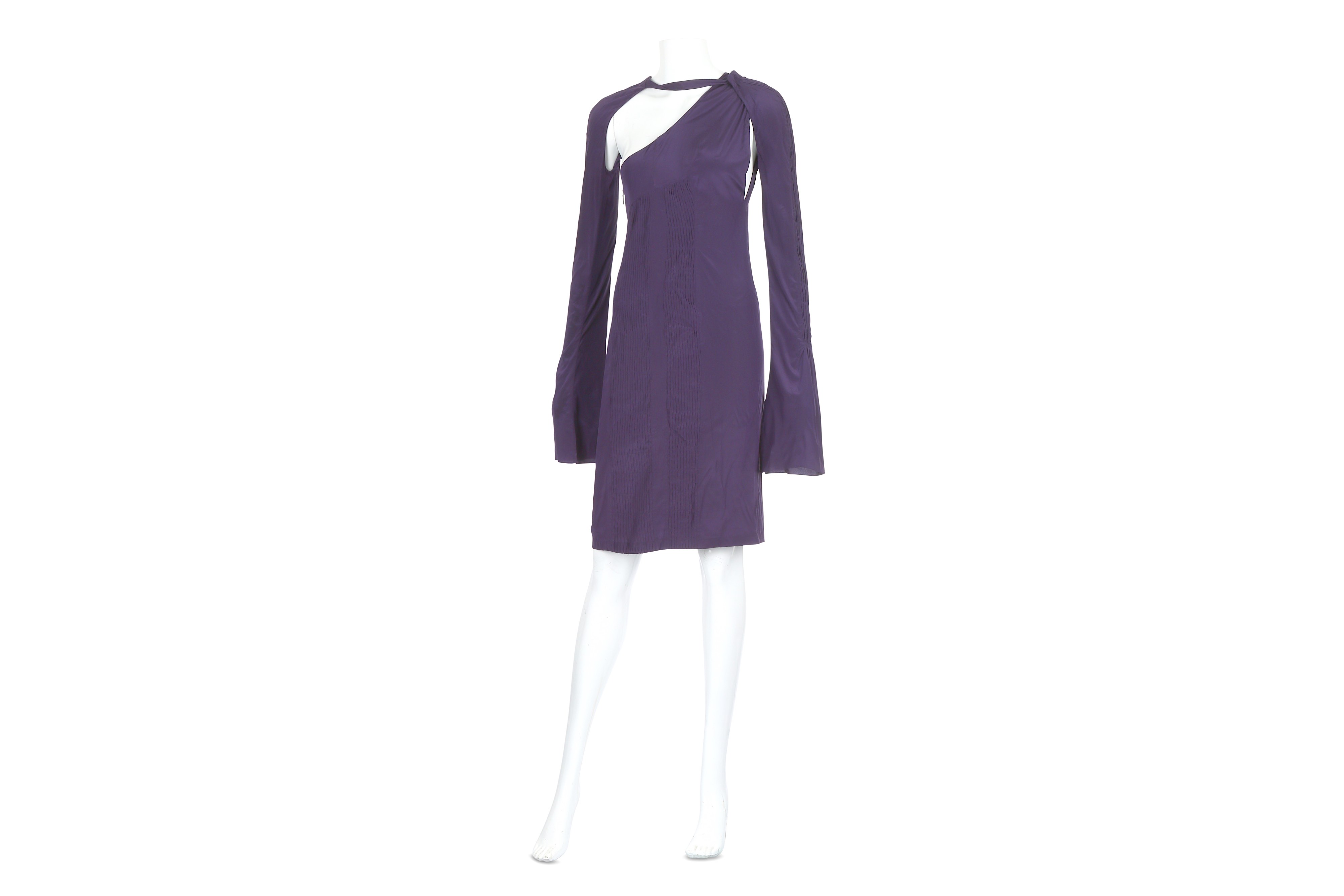 Tom Ford for Gucci Purple Silk Dress - size 40 - Image 2 of 7