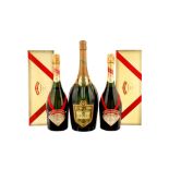 3 Bottles of G.H. Mumm Champagne 1985