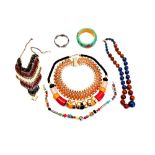 A collection of costume jewellery