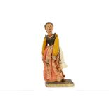 A late 18th to 19th Century European Santos or creche doll,