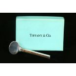 A boxed Tiffany & Co sterling silver toothpaste winder