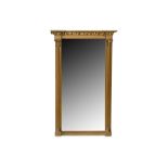 A Regency giltwood pier mirror