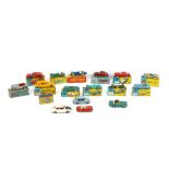 A collection of boxed Corgi Toys cars