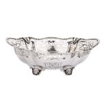 A late 19th century American sterling silver fruit bowl, Providence, Rhode Island 1894 by Gorham